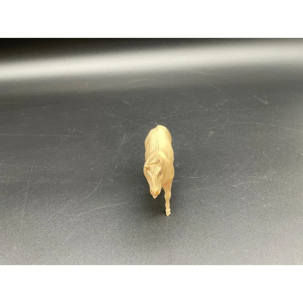 Vintage Celluloid Blow-Mold Style Horse Figurine 3.5″‎ Tan Plastic Horse Retro